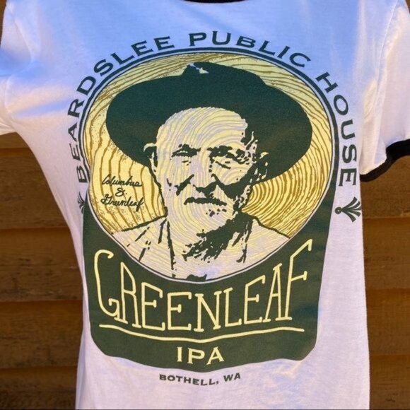 Brewer Beardslee Public House Bothell Washington White T-Shirt Size M - Picture 2 of 10